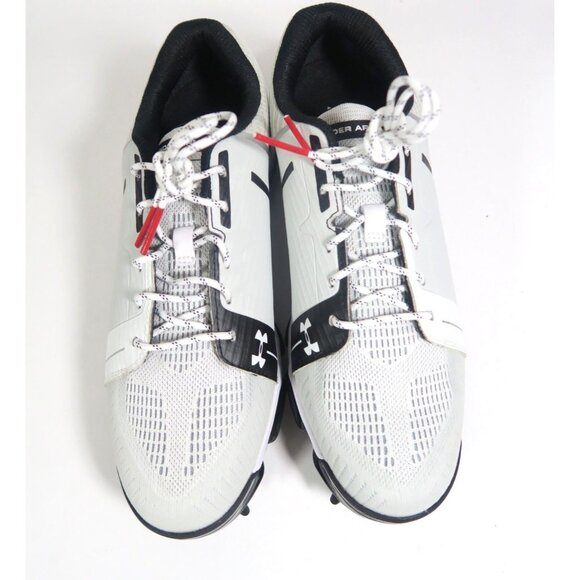 Under Armour Tempo Sport Golf Shoes White/Silver/Black Spieth Size 7 1288576-101 - Picture 5 of 9